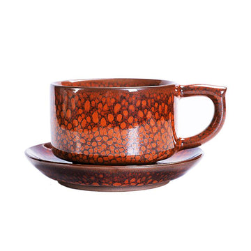 Blushing Ember Ceramic Cup Set