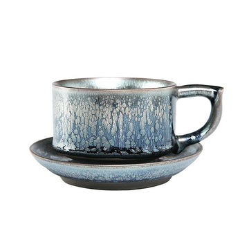 Silver Rain Ceramic Cup Set