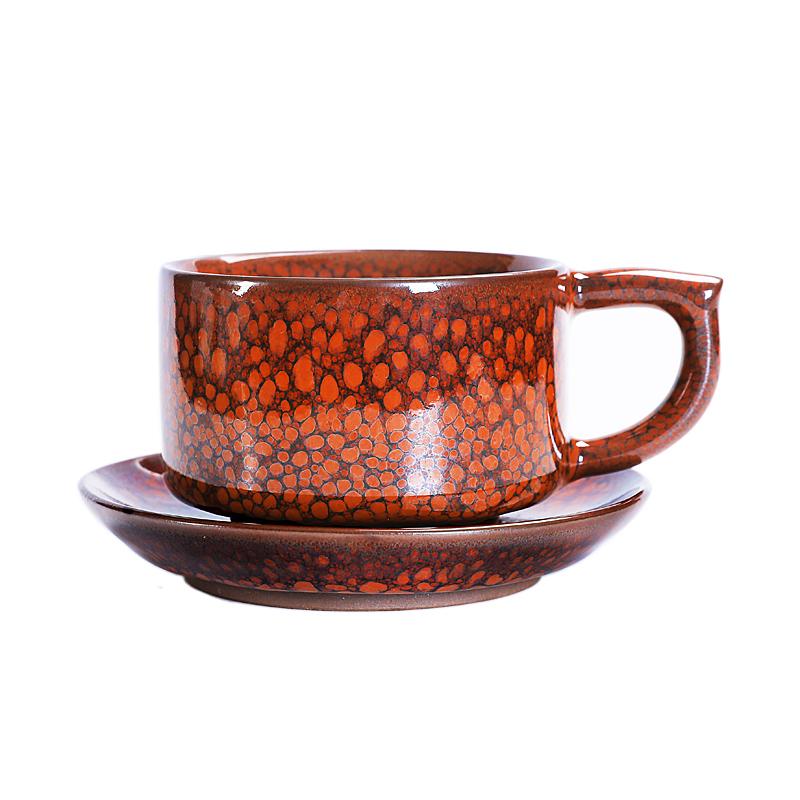 Blushing Ember Ceramic Cup Set