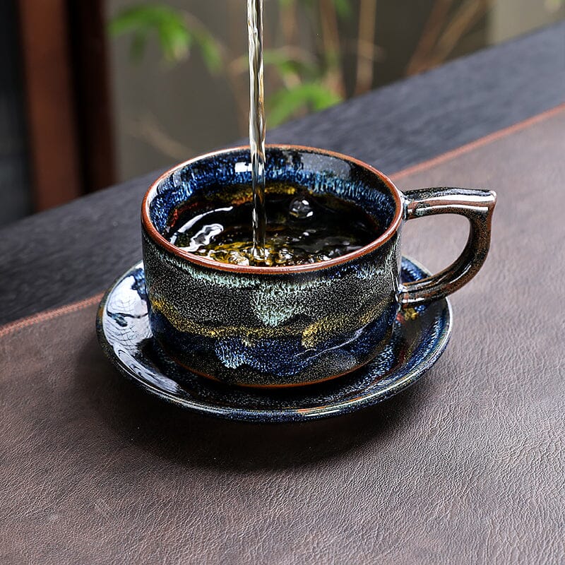 Celestial Drift Ceramic Cup Set